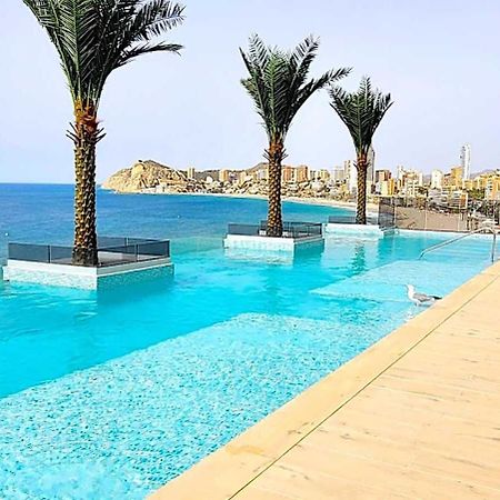 Apartamento De Lujo En Primera Linea De Playa Benidorm Esterno foto