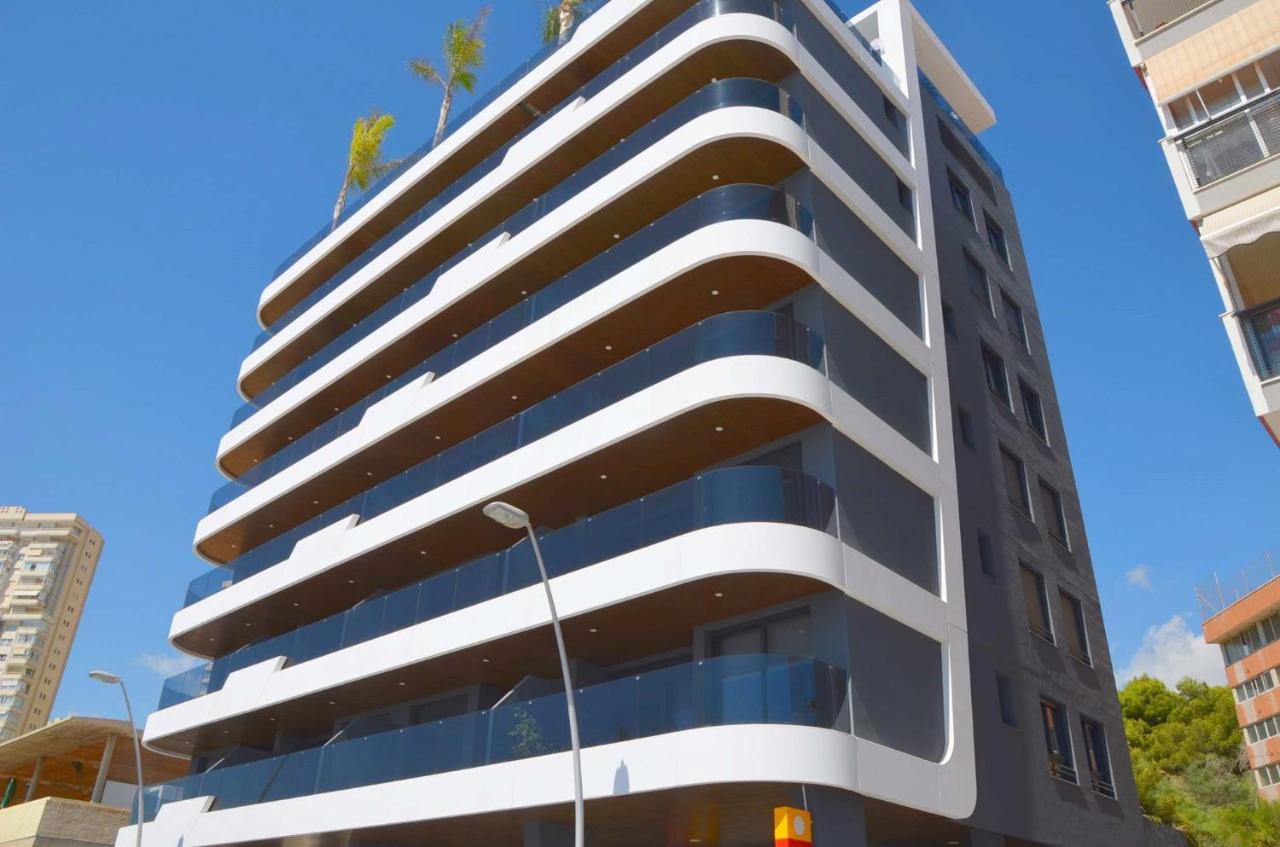 Apartamento De Lujo En Primera Linea De Playa Benidorm Esterno foto